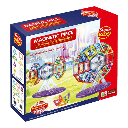 3D Magnet Building Blocks Construction Kit 73pcs